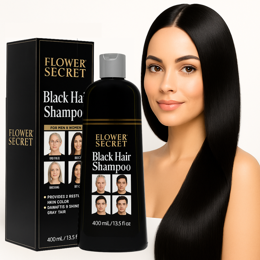 GlowTint™ Shampoo Cubre Canas 400 ML, para Mujeres y Hombres.