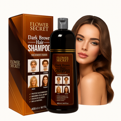 GlowTint™ Shampoo Cubre Canas 400 ML, para Mujeres y Hombres.