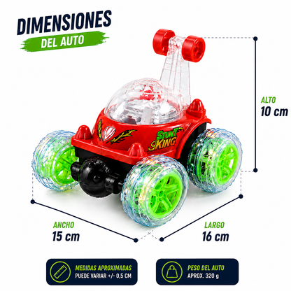 CrazyCar360 - Gira, salta y hace acrobacias.