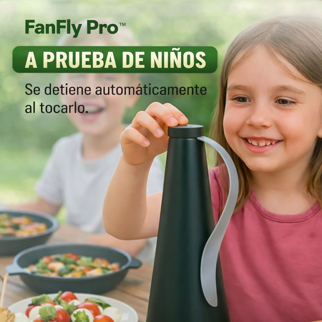 FanFly Pro™ - Disfruta tus comidas sin insectos.