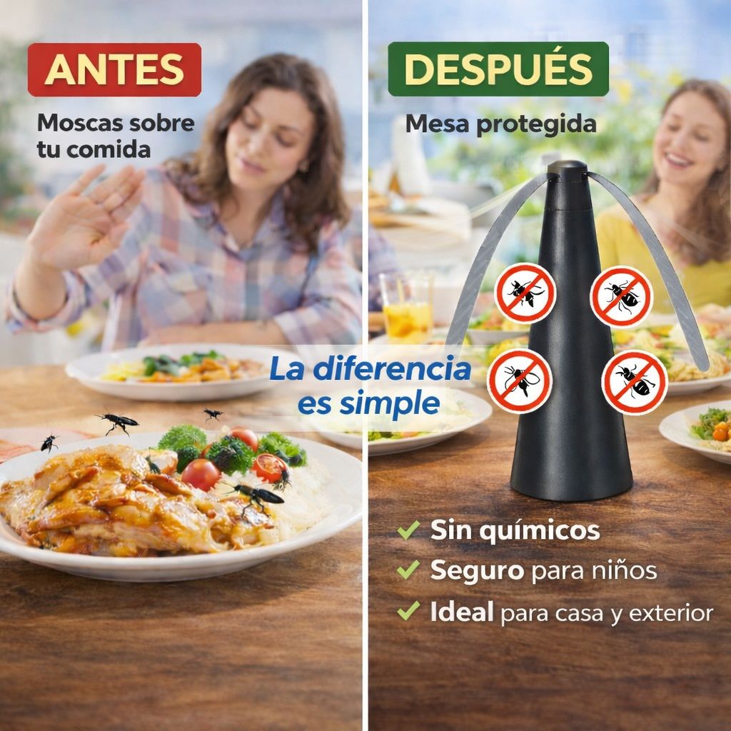 FanFly Pro™ - Disfruta tus comidas sin insectos.
