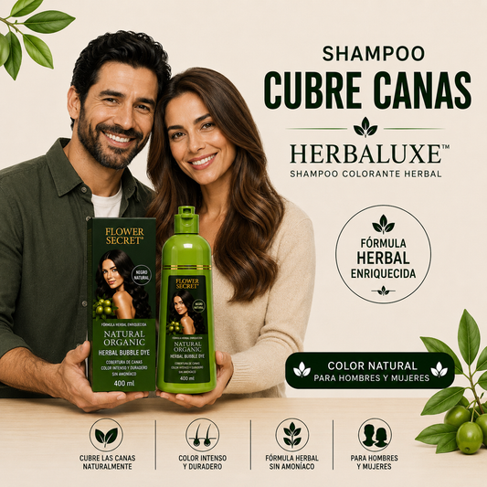 HerbaLuxe™ Shampoo Cubre Canas 400 ML