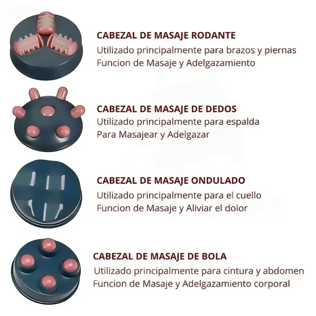 SlimTone™ 💁‍♀️ Masajeador Profesional con Infrarrojo 4 en 1.