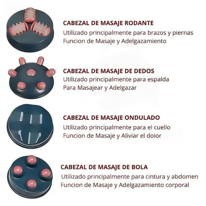 SlimTone™ 💁‍♀️ Masajeador Profesional con Infrarrojo 4 en 1.