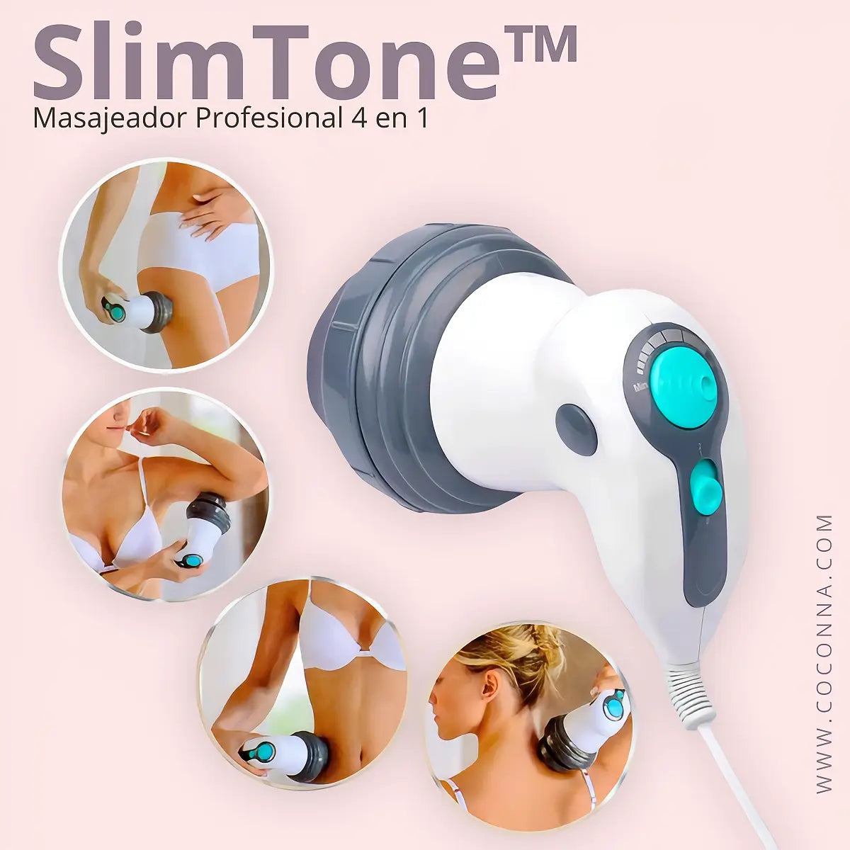 SlimTone™ 💁‍♀️ Masajeador Profesional con Infrarrojo 4 en 1.