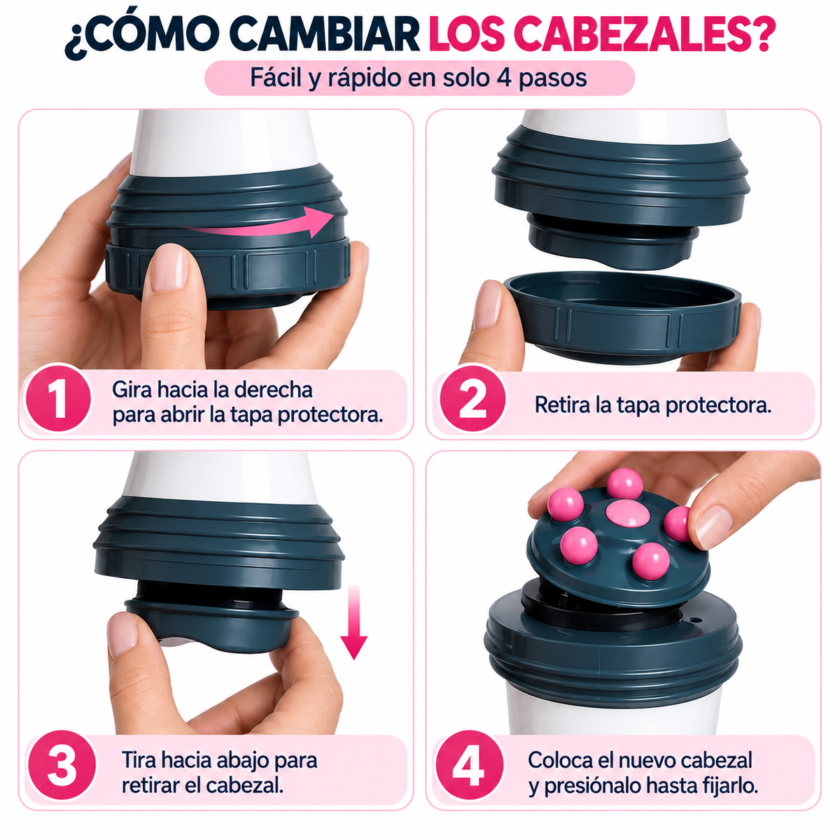 SlimTone™ Masajeador Profesional con Infrarrojo 4 en 1.
