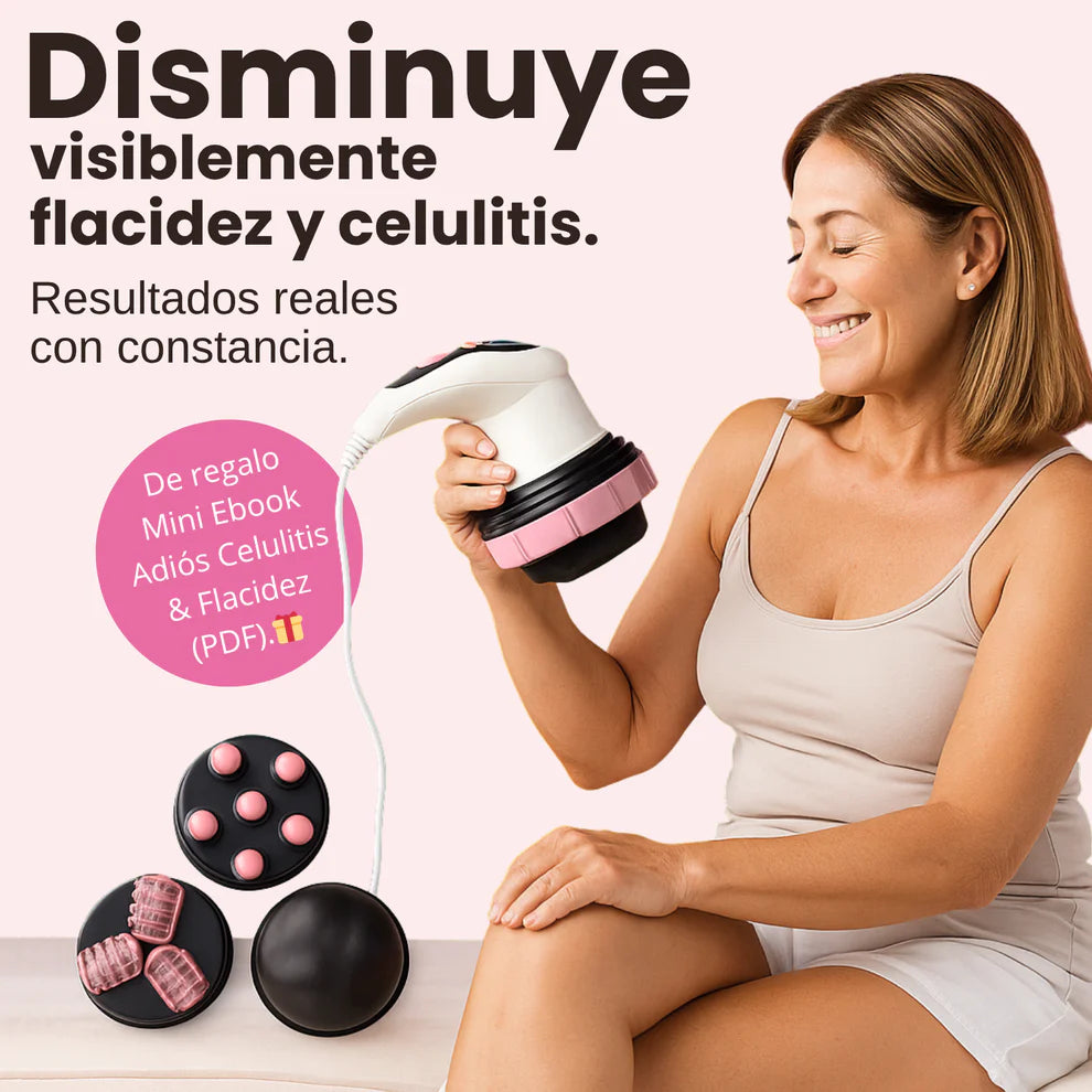 SlimTone™ 💁‍♀️ Masajeador Profesional con Infrarrojo 4 en 1.