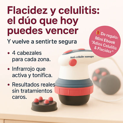 SlimTone™ 💁‍♀️ Masajeador Profesional con Infrarrojo 4 en 1.