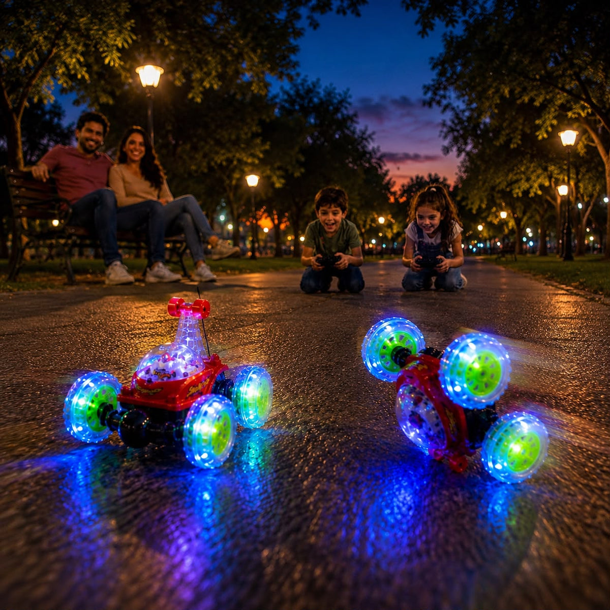 CrazyCar360 - Gira, salta y hace acrobacias.