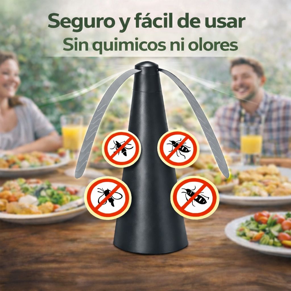 FanFly Pro™ - Disfruta tus comidas sin insectos.