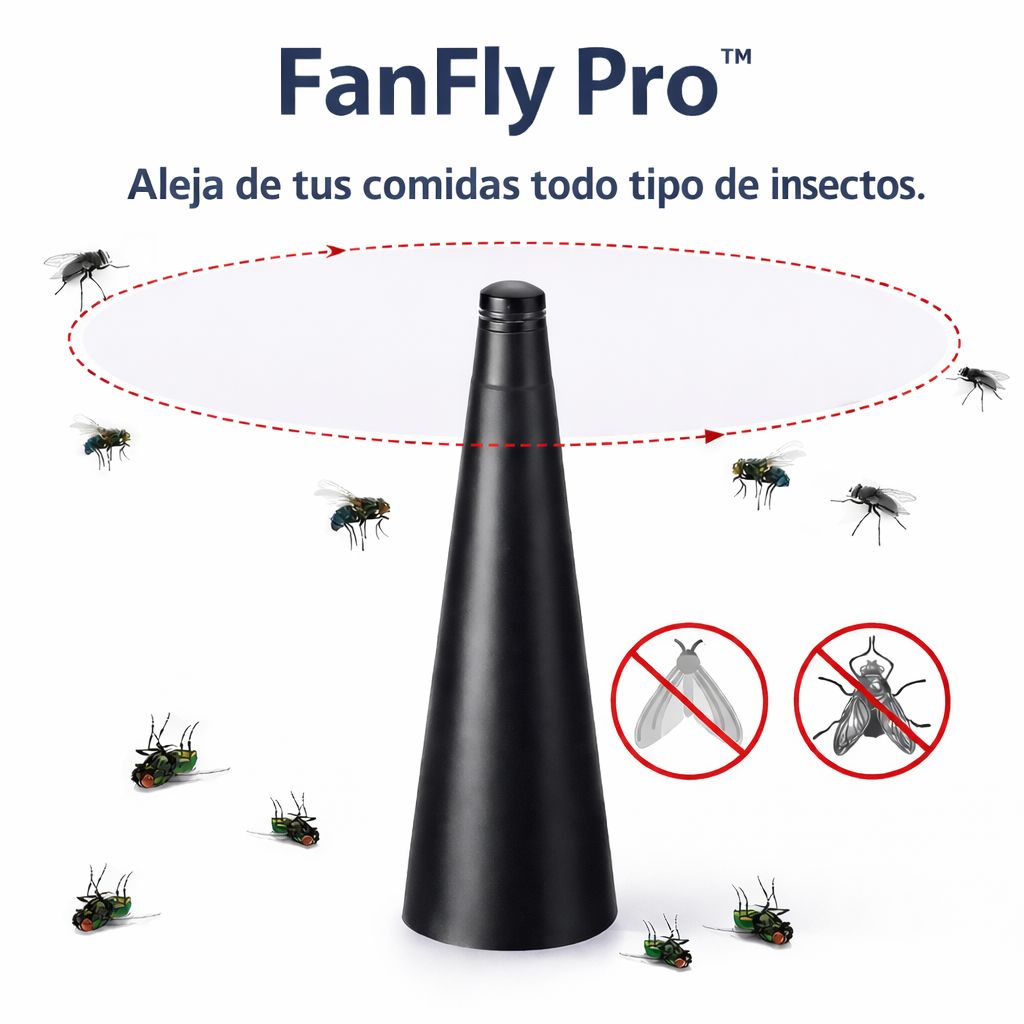 FanFly Pro™ - Disfruta tus comidas sin insectos.